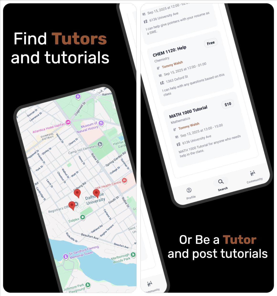 DalTutor app preview 1