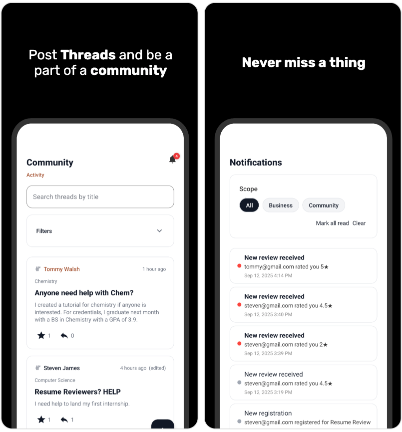 DalTutor app preview 3